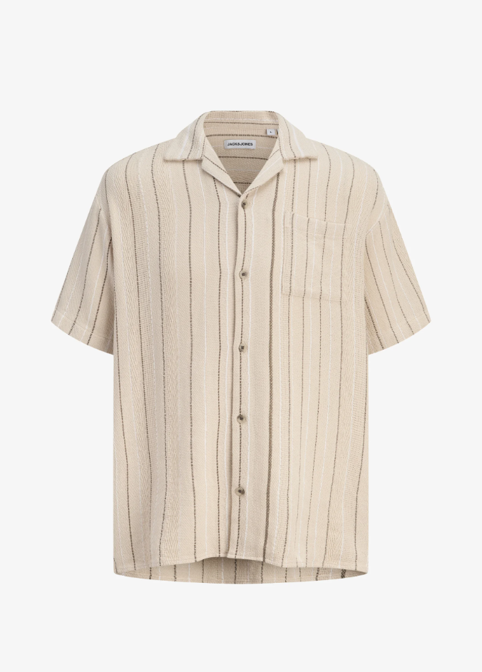 JJEBradley Striped Resort Shirt Ss Ln