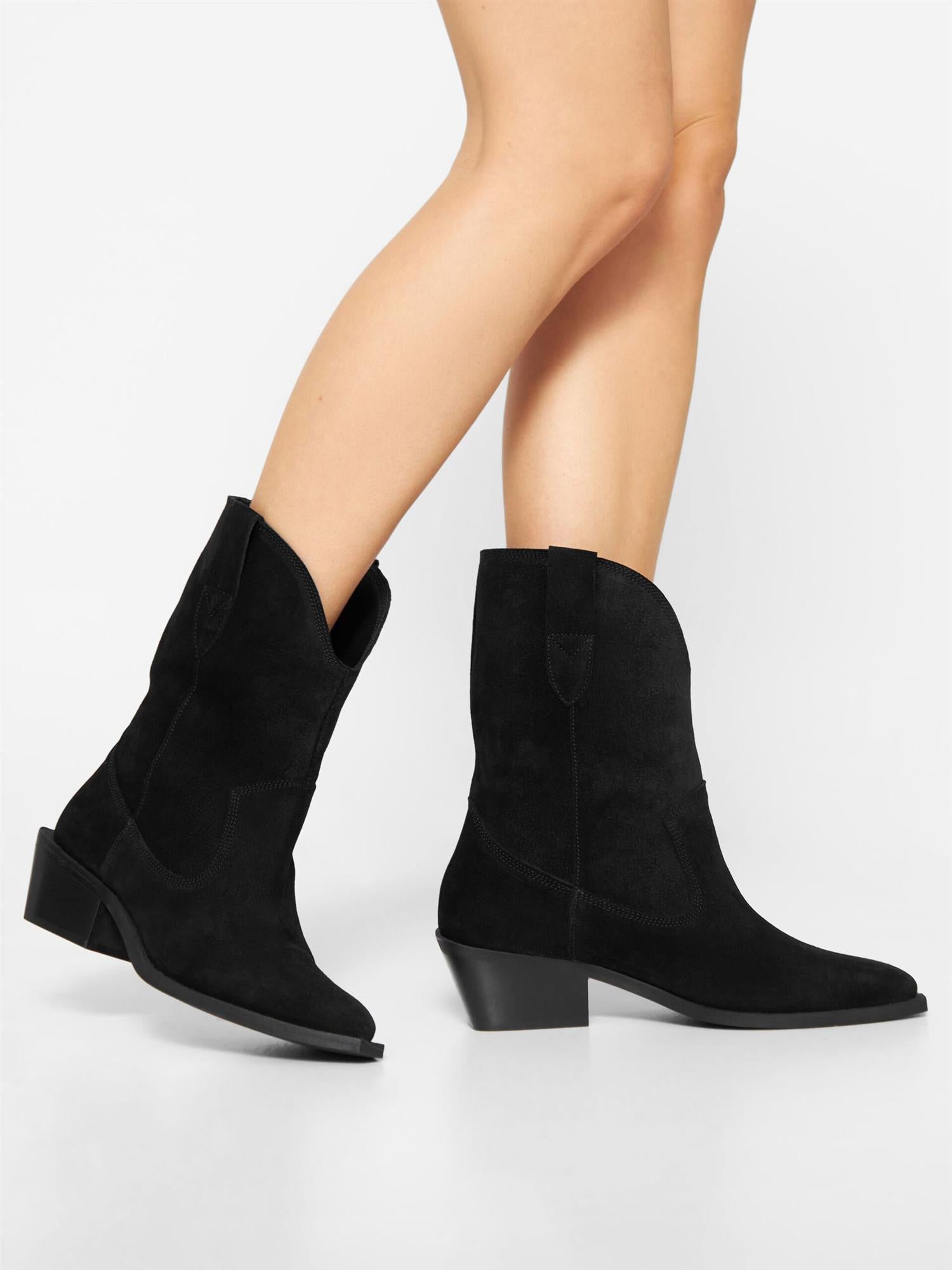 BIAMONA WESTERN BOOT MID SUEDE