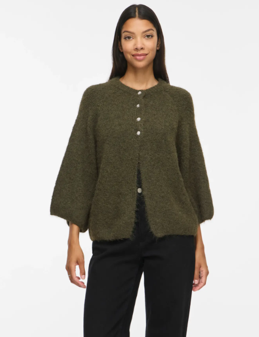 VIBows 3/4 Knit Cardigan/LN