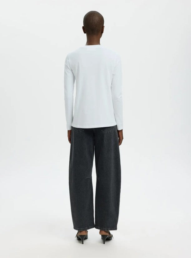 SLFessential LS O-Neck Tee