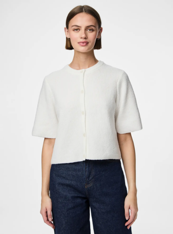 PCSilly SS O-Neck Knit Cardigan