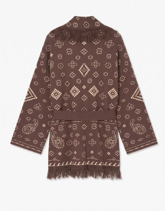 VMScarlette Ls Tassel Jacquard Cardi LCS