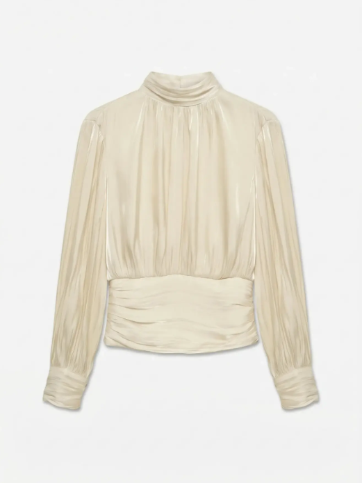 VMPolly LS High Neck Top WVN