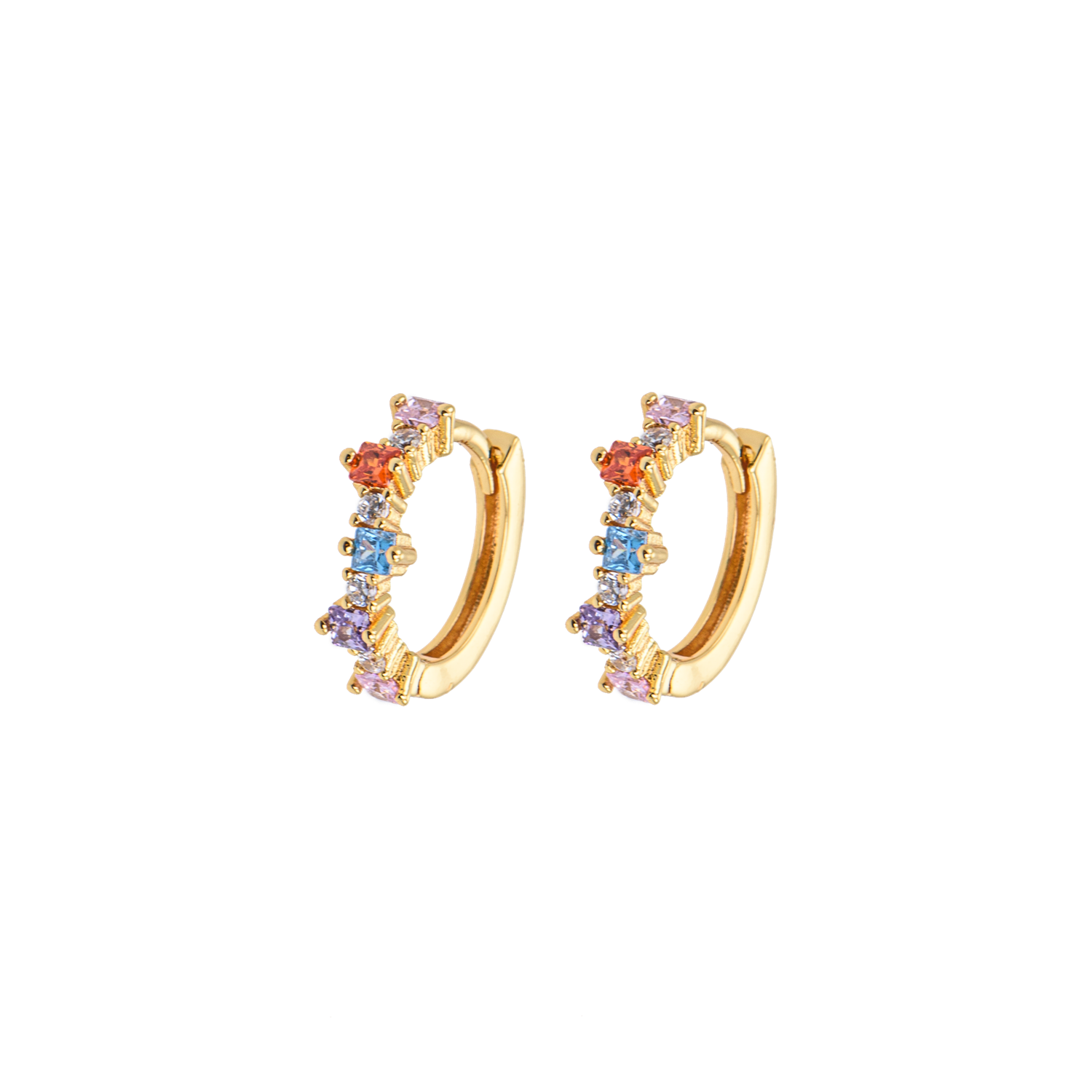 MIXED SMALL HOOPS BRIGHT