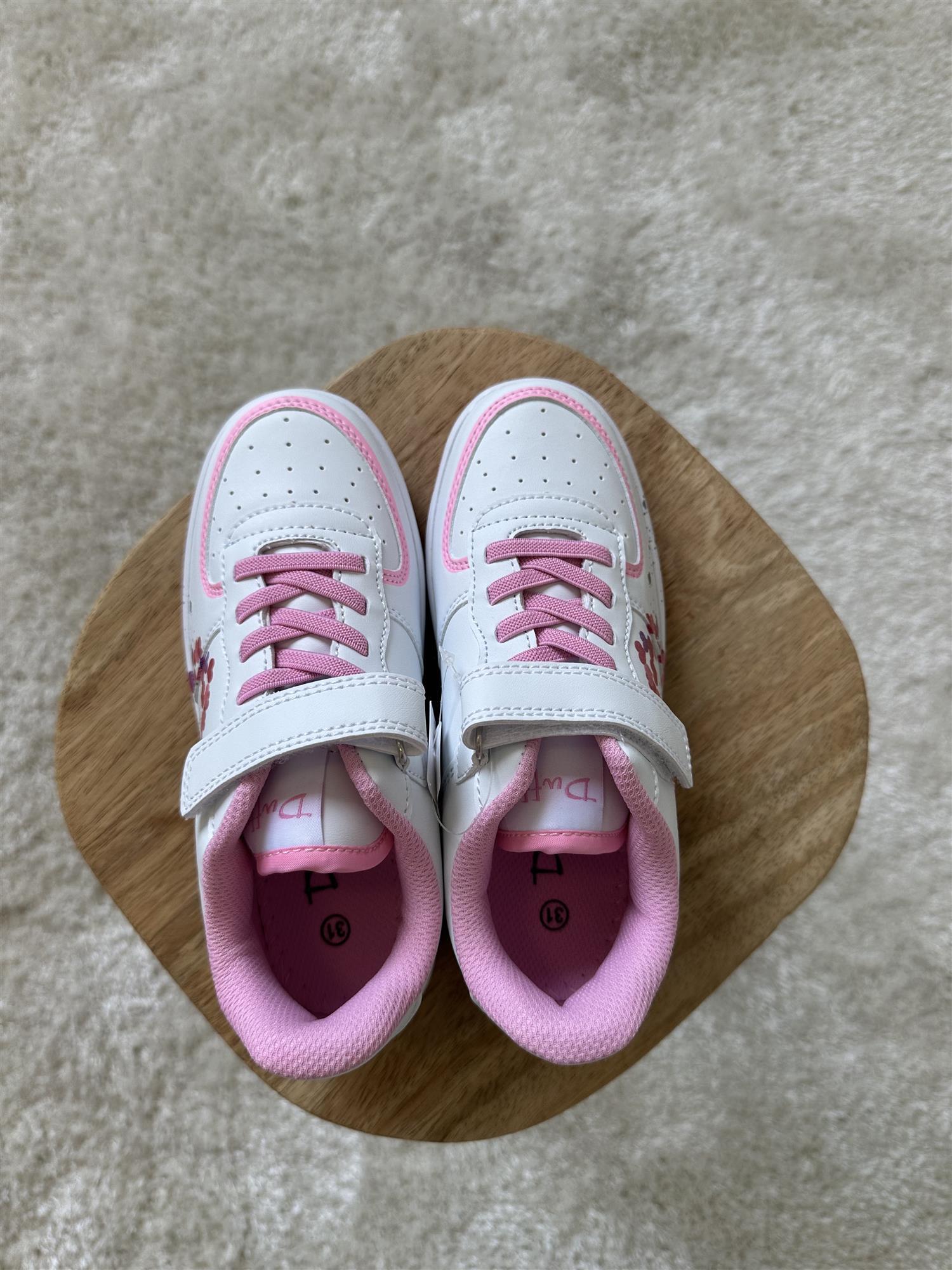 Sneaker M Strikksnøring Og Borrelås