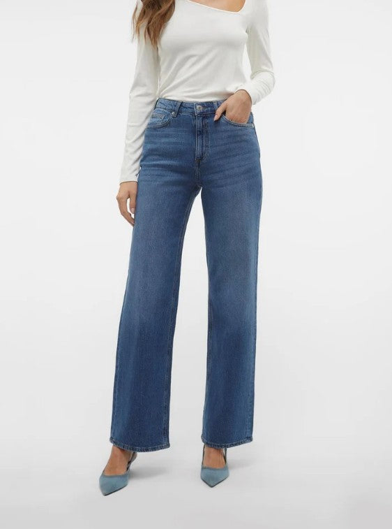 VMTESSA HR WIDE JEANS RA380 GA NOOS