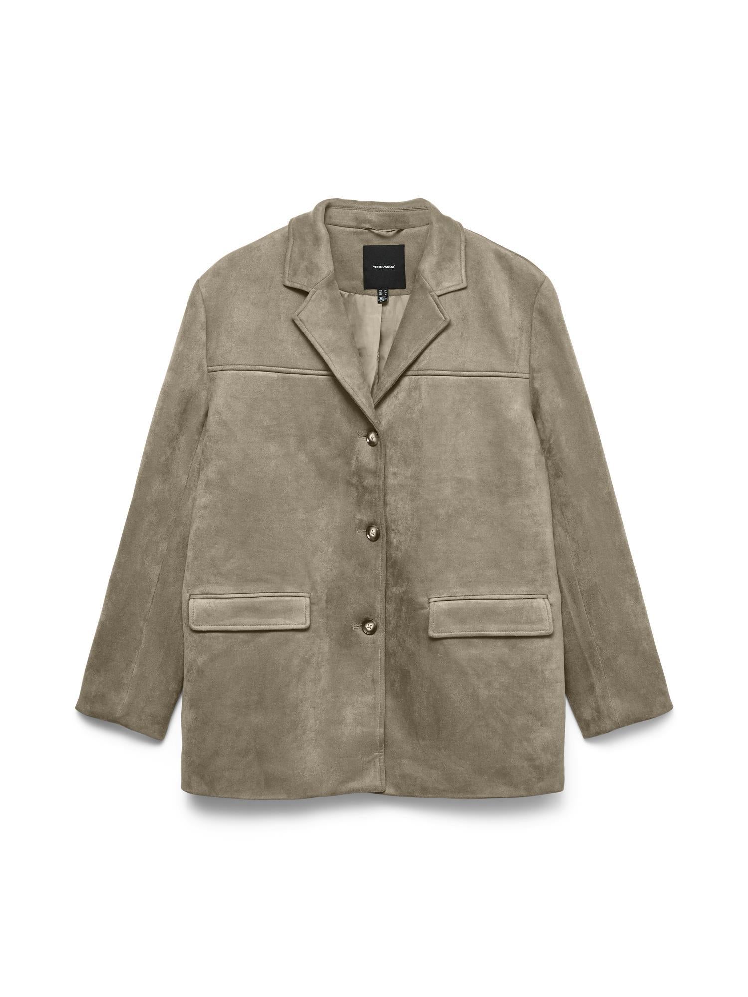 VMHazel LS Faux Suede Blazer