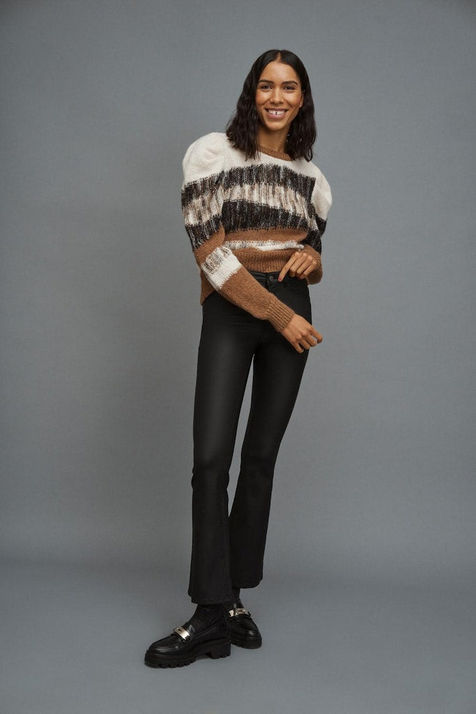 VIFLAIR COMMIT COATED RW FLARED JEANS