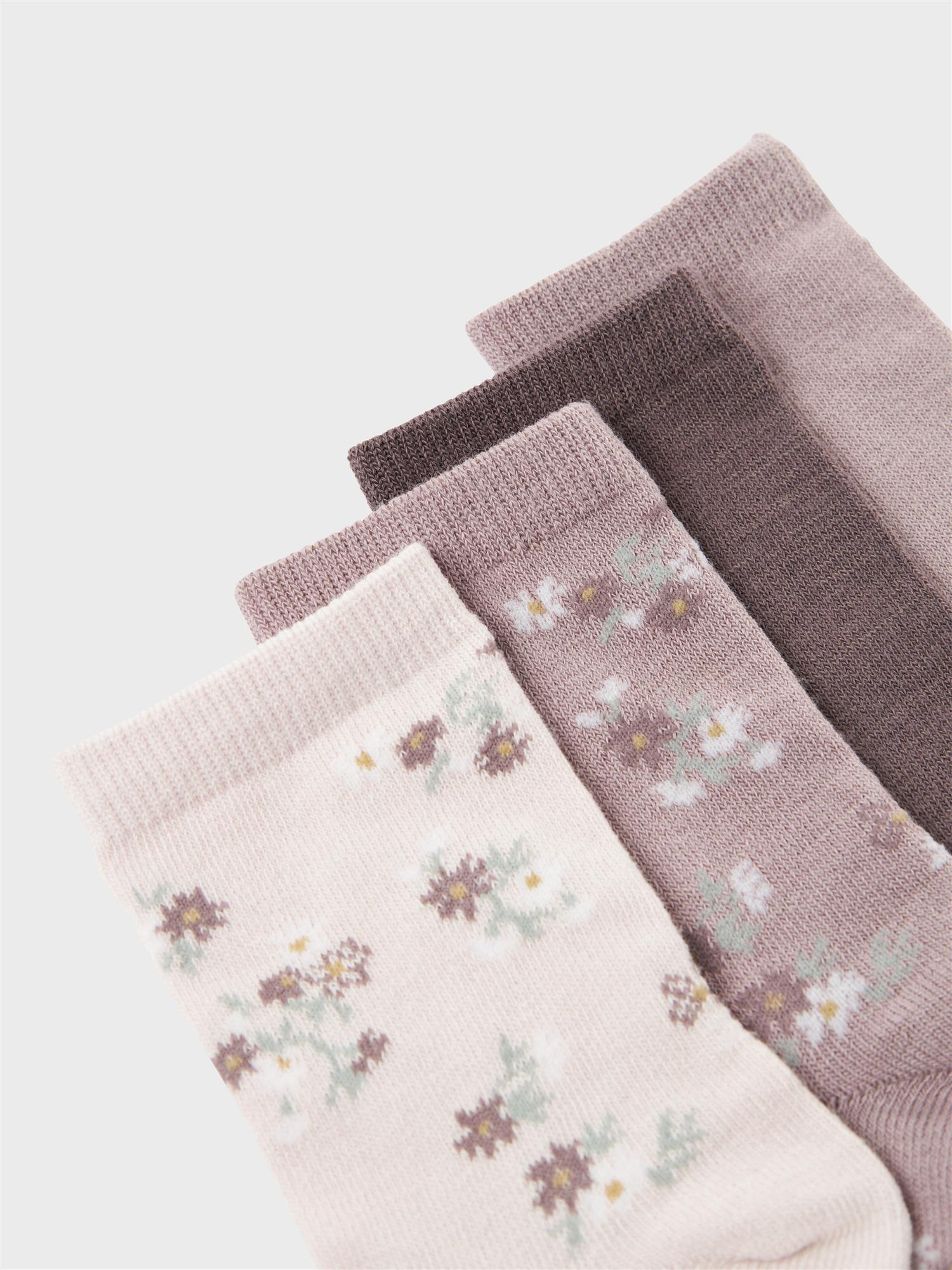 NMFWAK WO/BL 4P SOCK STR 31-39