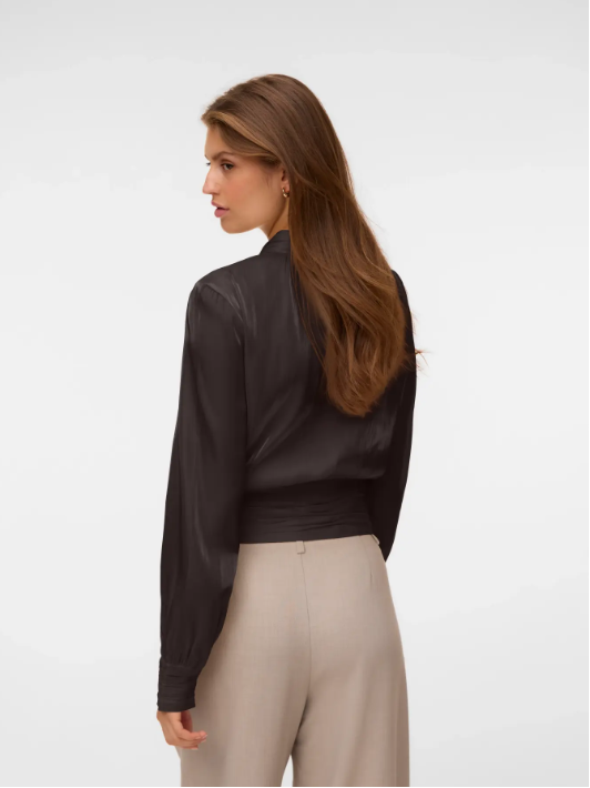 VMPolly LS High Neck Top WVN