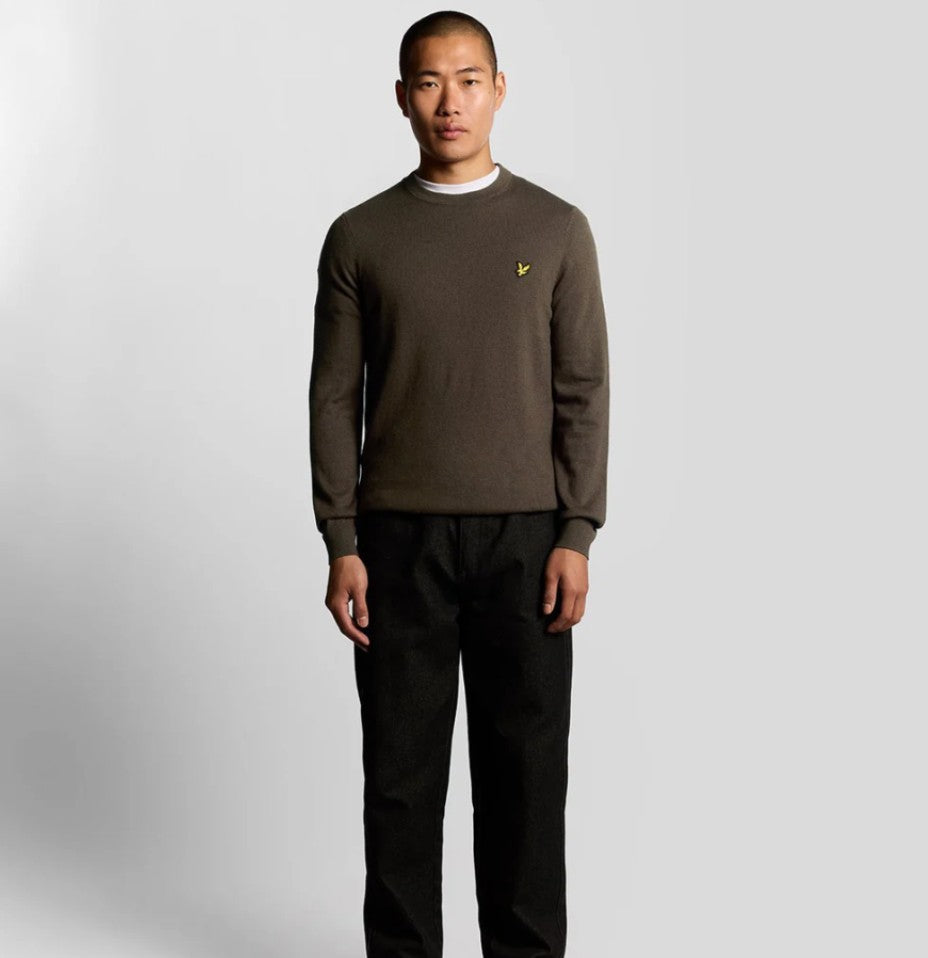 Crew Neck Cotton Merino