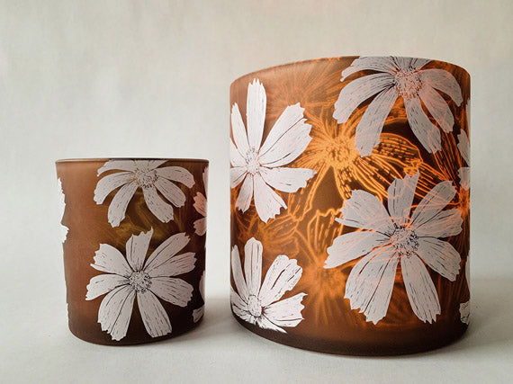 LYSGLASS M. BLOMSTER
