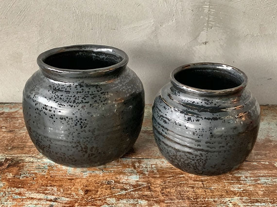 POTTESKJULER SORT 15X13