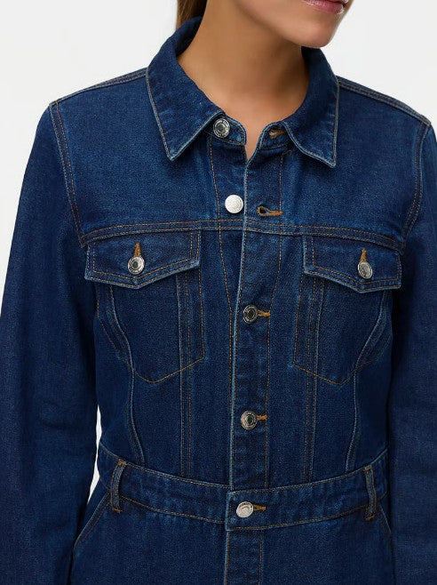 VMMOLLY LS ANK DENIM DRESS