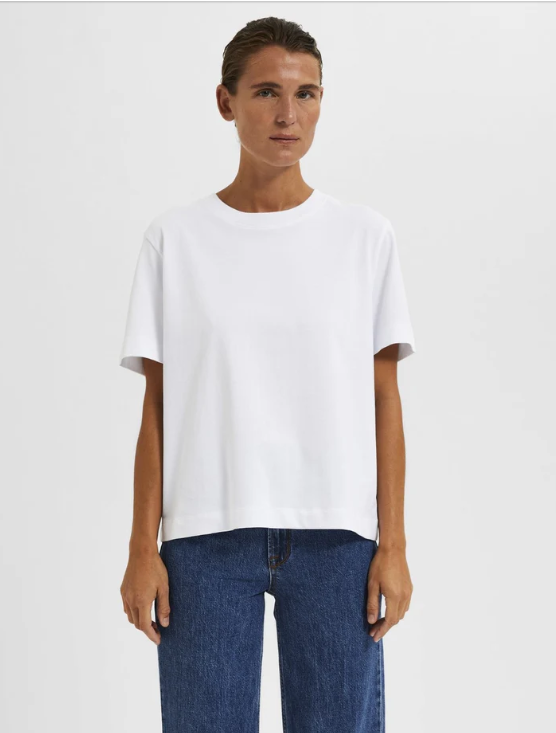 SLFESSENTIAL SS BOXY TEE NOOS