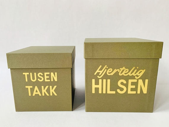 GAVEESKE HJERTELIG HILSEN
