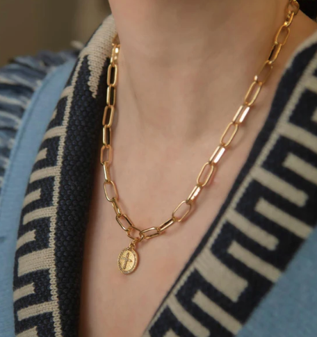 LARGE CHAIN NECKLACE 47CM