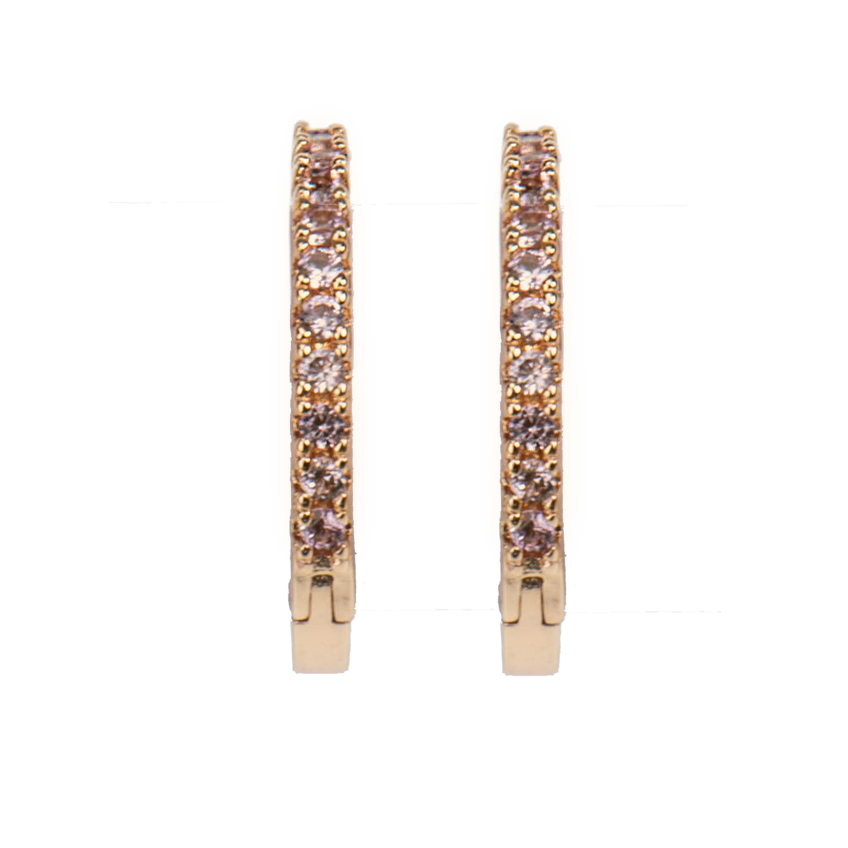 MEDIUM HOOPS BROWN