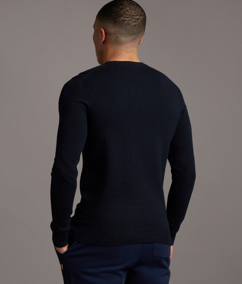 Cotton Merino Crew Neck Jumper