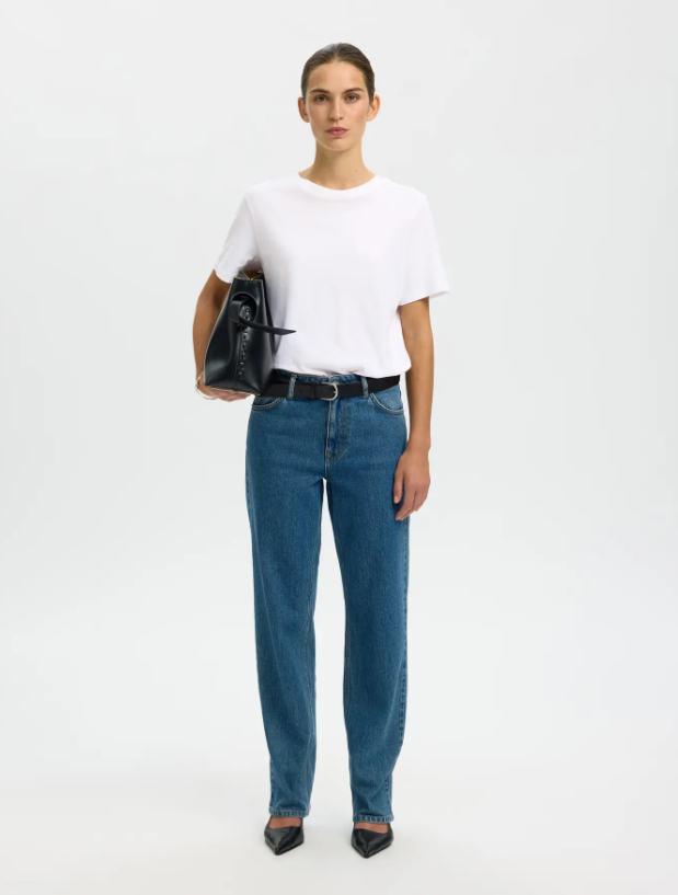SLFMyessential SS O-Neck Tee Noos