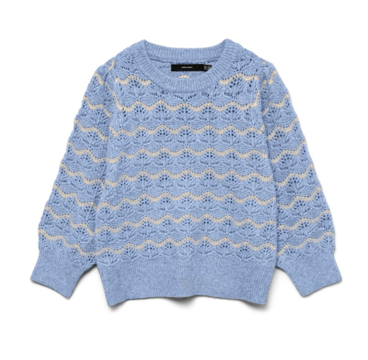VMLeonor Stitch 3/4 O-neck Pullover Boo