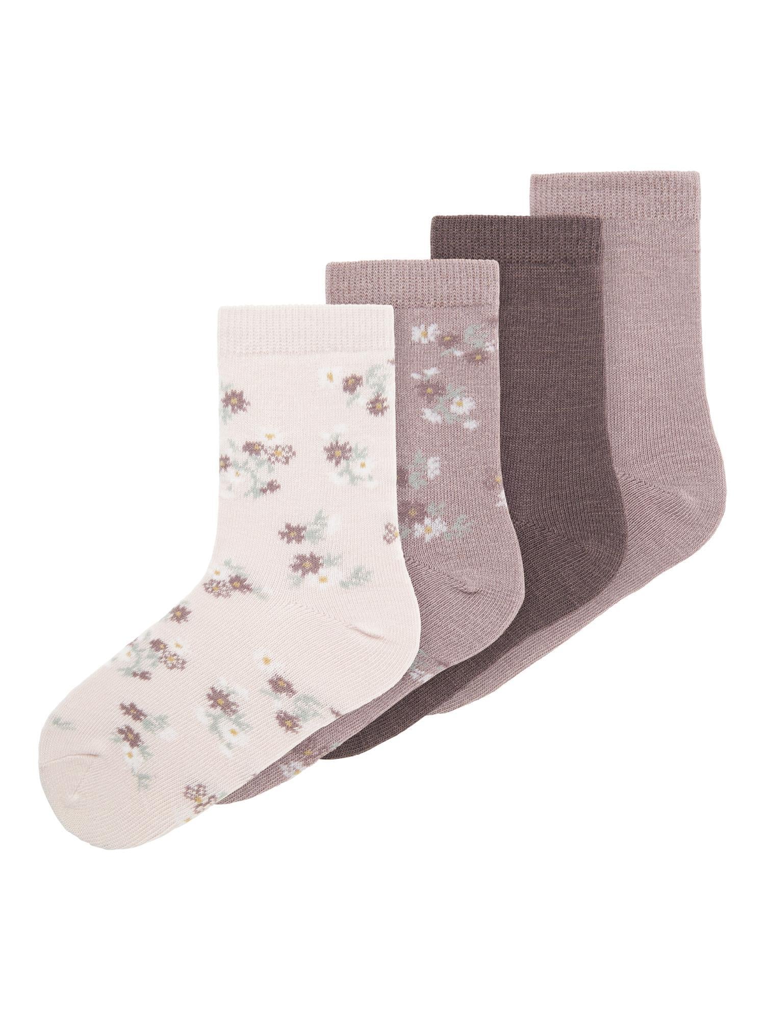 NMFWAK WO/BL 4P SOCK STR 31-39