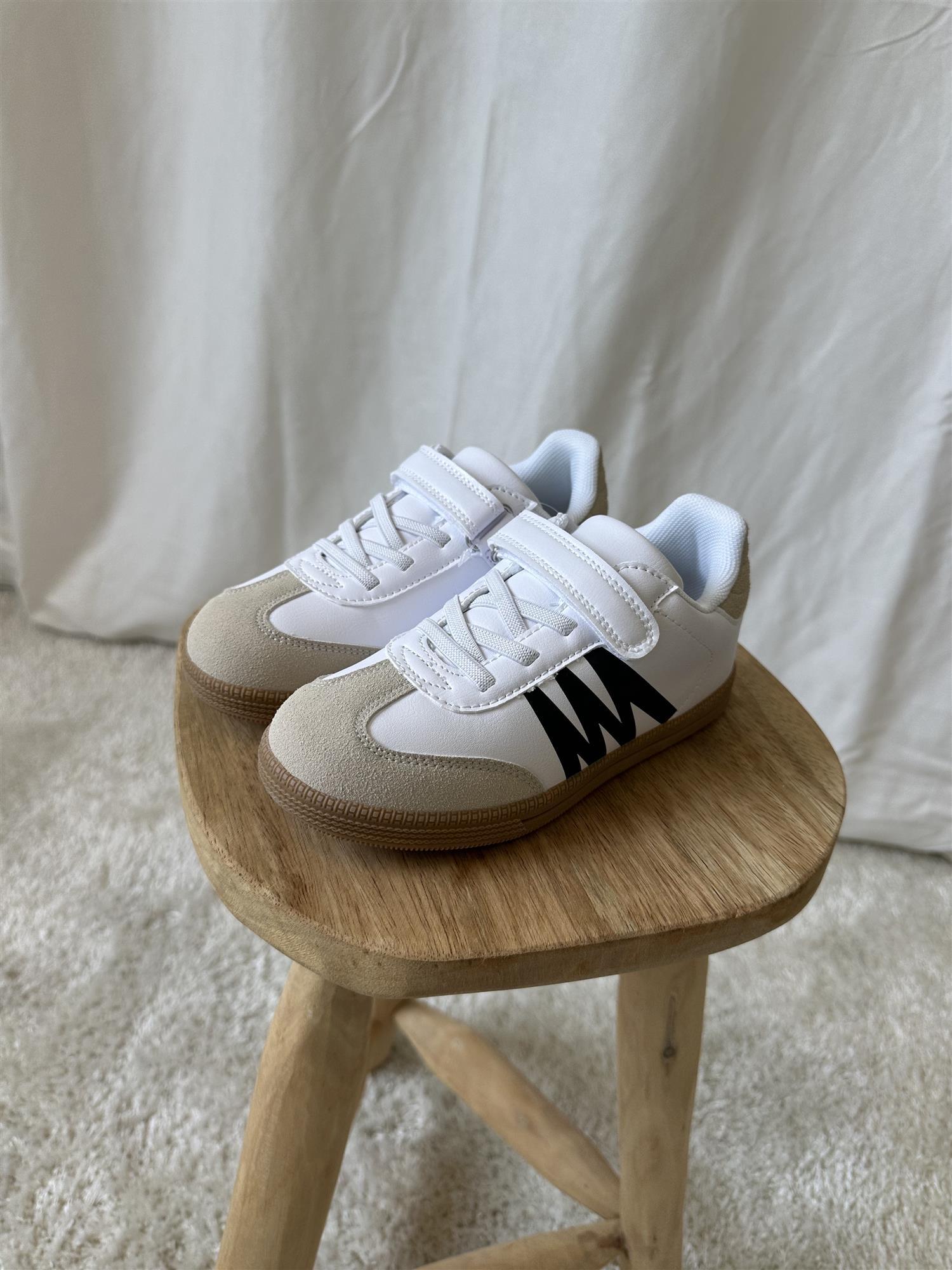 Sneaker M Strikksnøring Og Borrelås