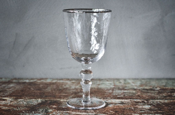 VINGLASS SØLV 17,5CM
