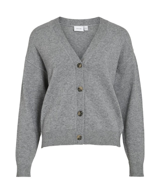 VMBoom LS V-Neck Button Cardigan