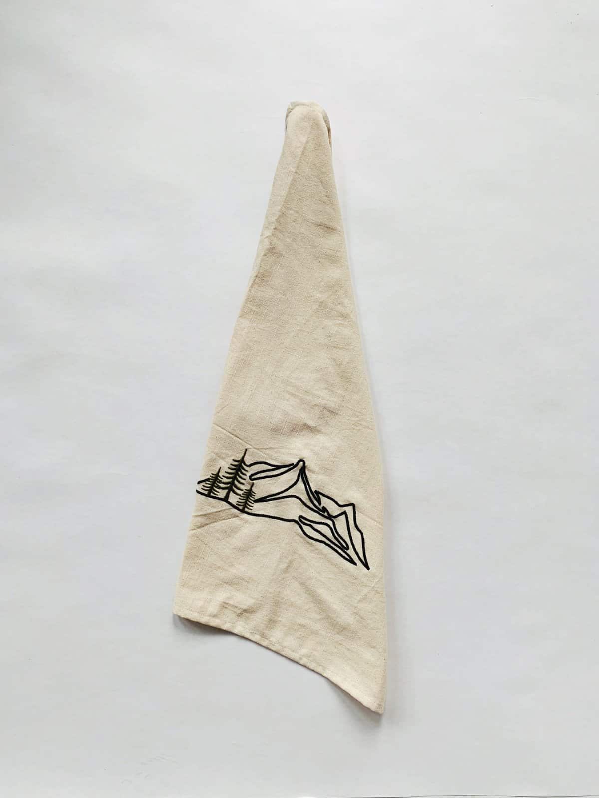 KJØKKENHÅNDKLE BRODERT