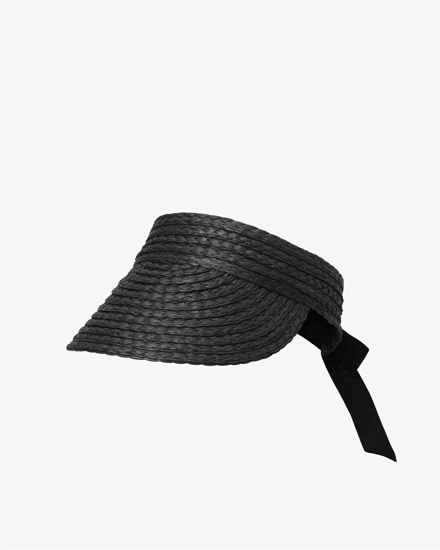 Day Straw Visor Black
