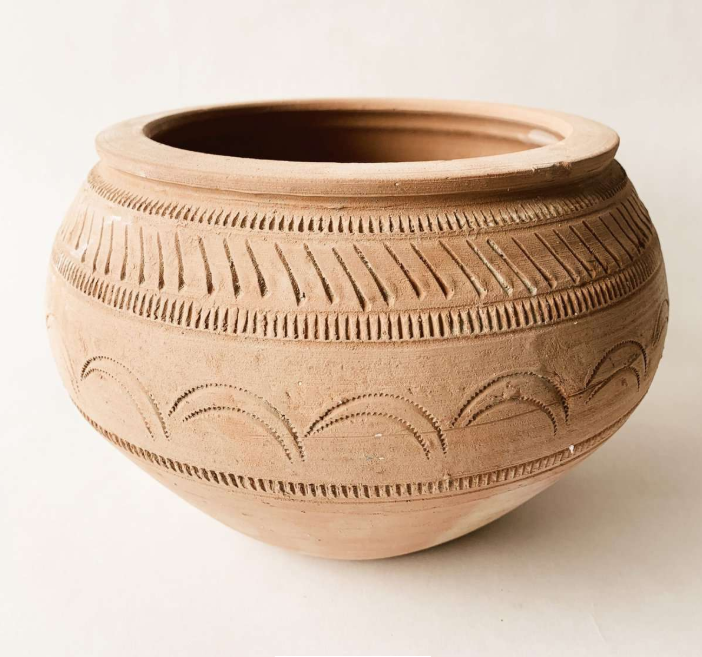 Terracotta Bolle D 25cm H 15cm