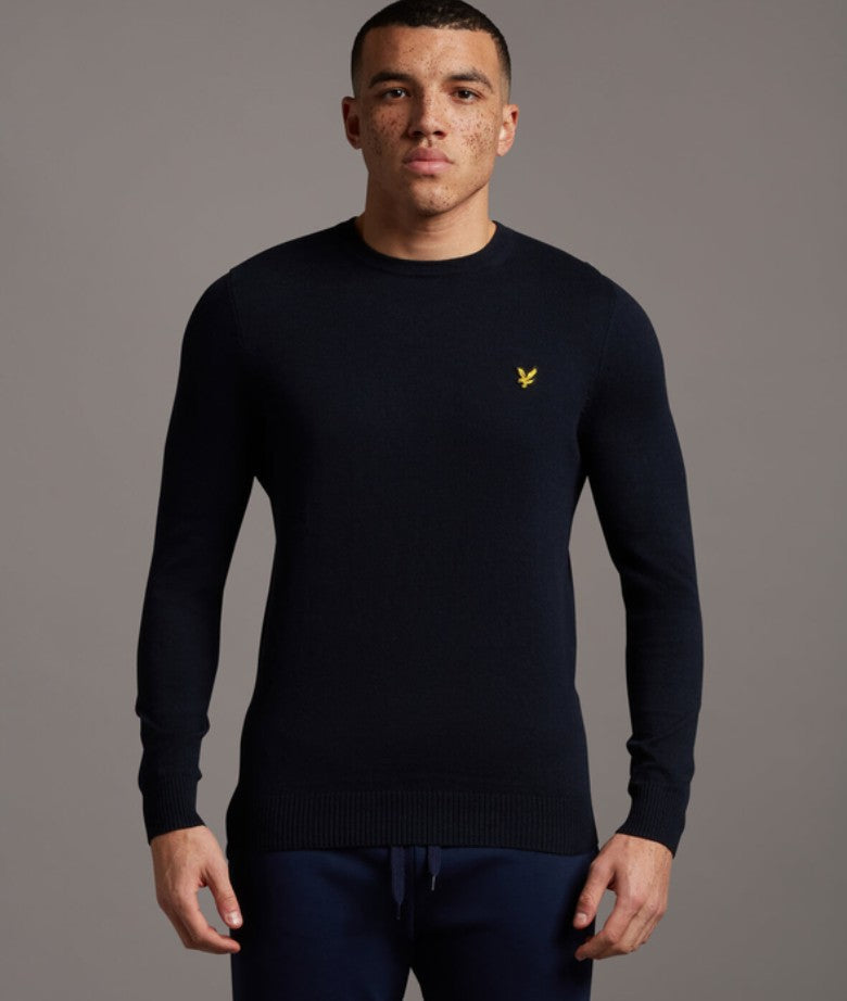 Cotton Merino Crew Neck Jumper