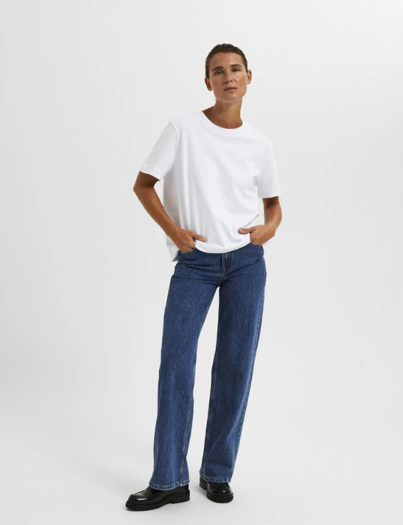SLFESSENTIAL SS BOXY TEE NOOS
