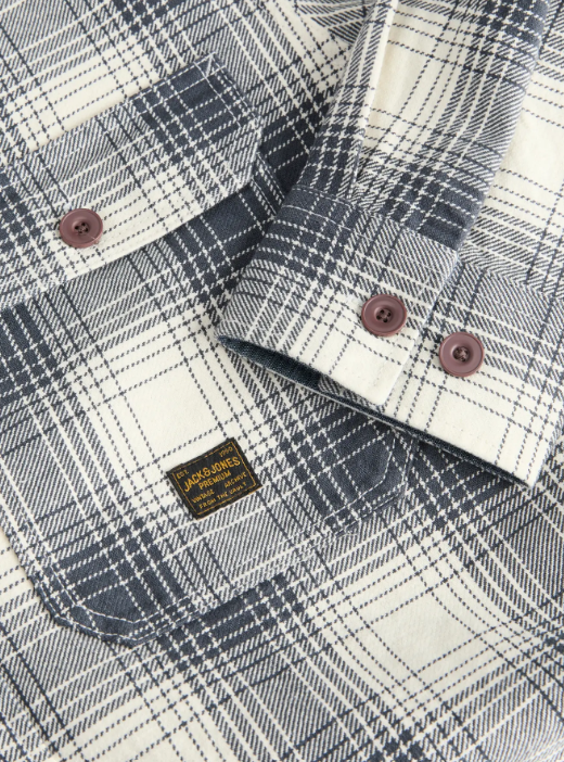 JPRBluivy Check L/S Overshirt Sn
