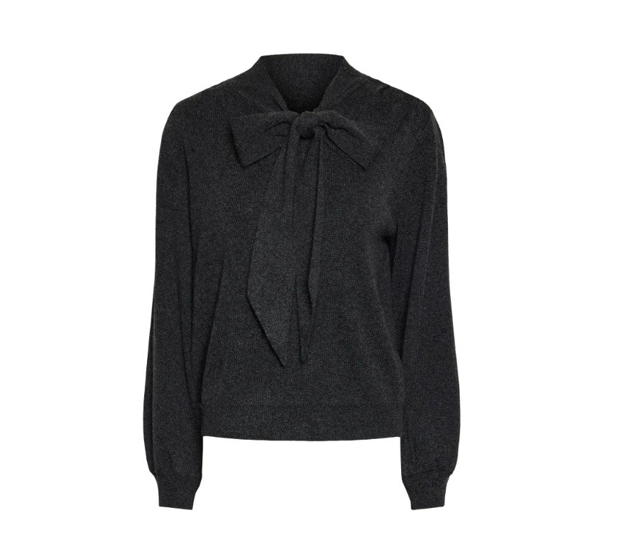 YASassi Ls Bow Knit Pullover S. Noos