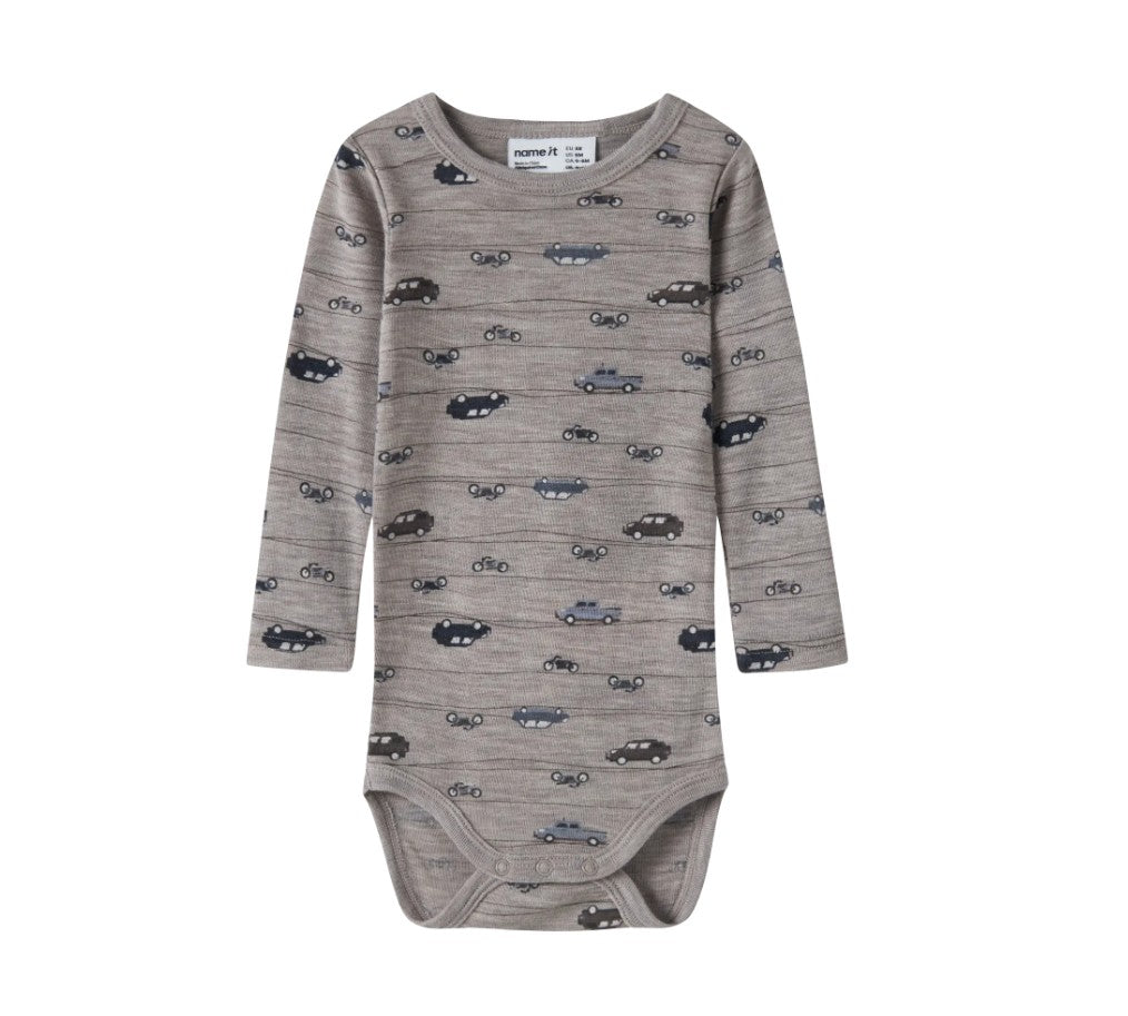 NBMWang Wool Rib LS Body AOP Noos