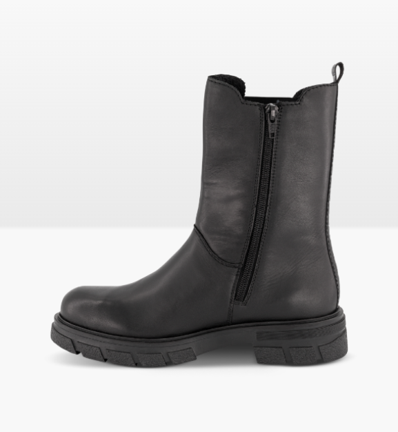 Chelseaboots Med Glidelås Og Elastikk.