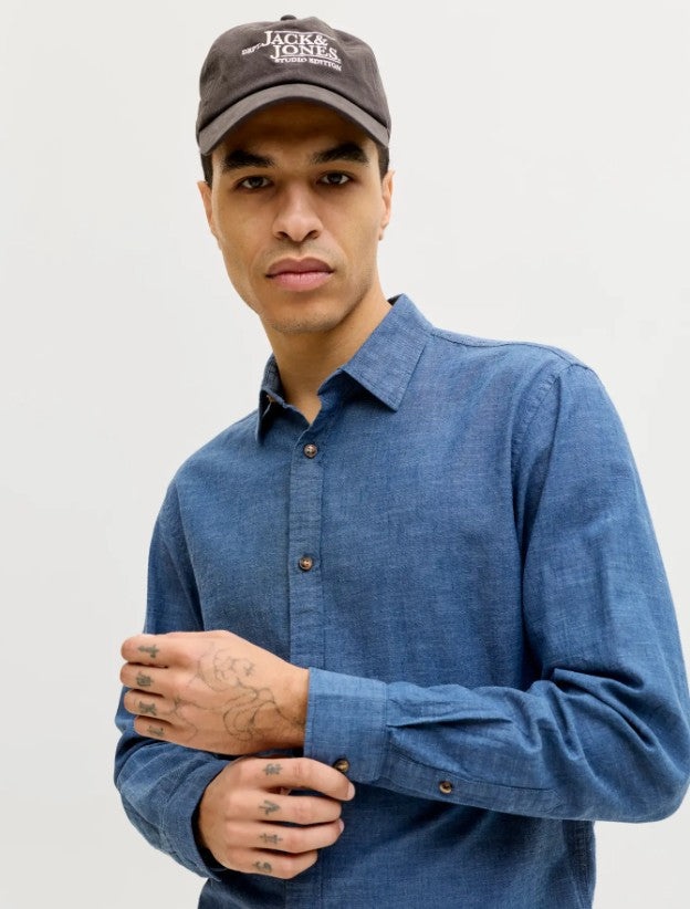JJESummer Linen Blend L/S Shirt