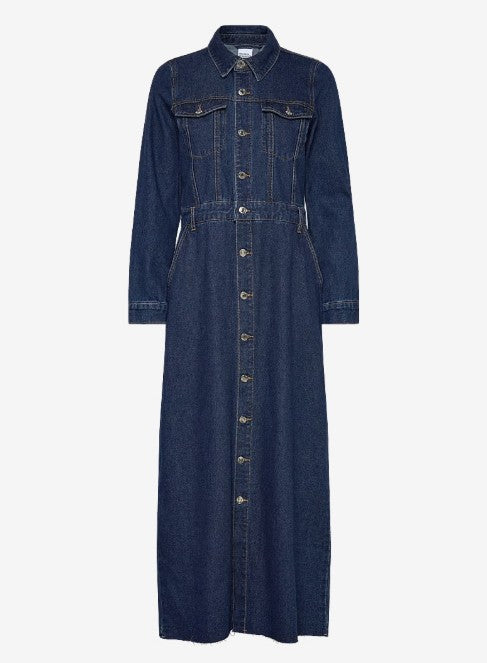 VMMOLLY LS ANK DENIM DRESS