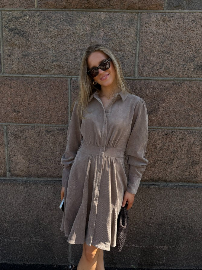 AWAne LS Short Shirt Dress
