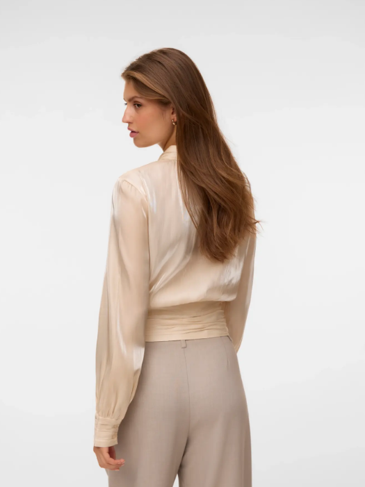 VMPolly LS High Neck Top WVN