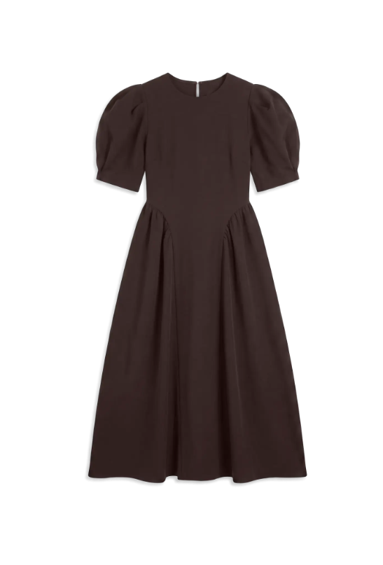 VMSally Puff Sleeve Ankle Dress WVN EXP