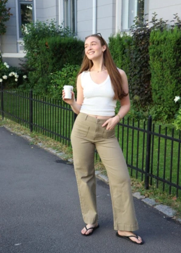 VMKayla HR Wide Pocket Color Jeans