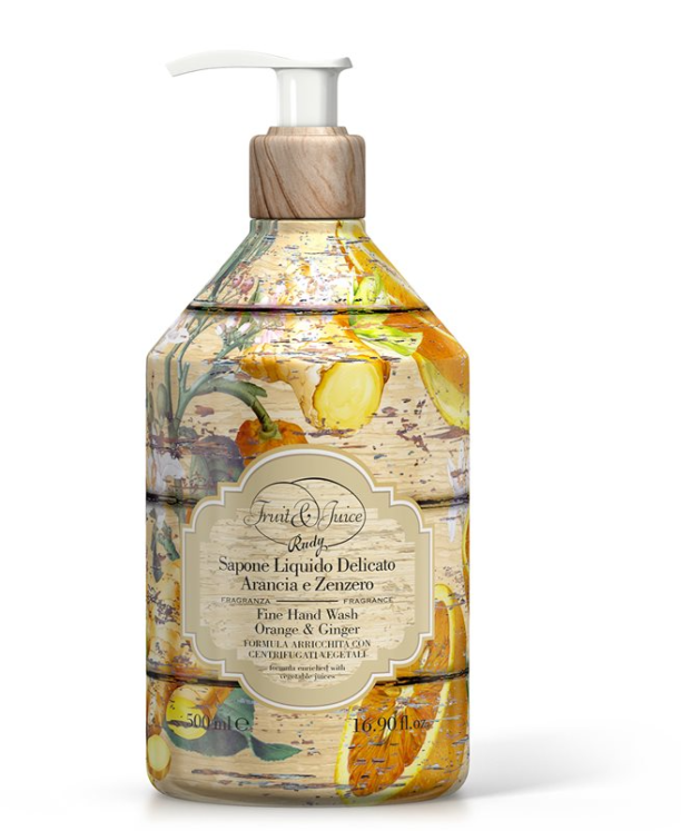 Rudy Fruit&Juice Håndsåpe Orange & Ginger 500 Ml