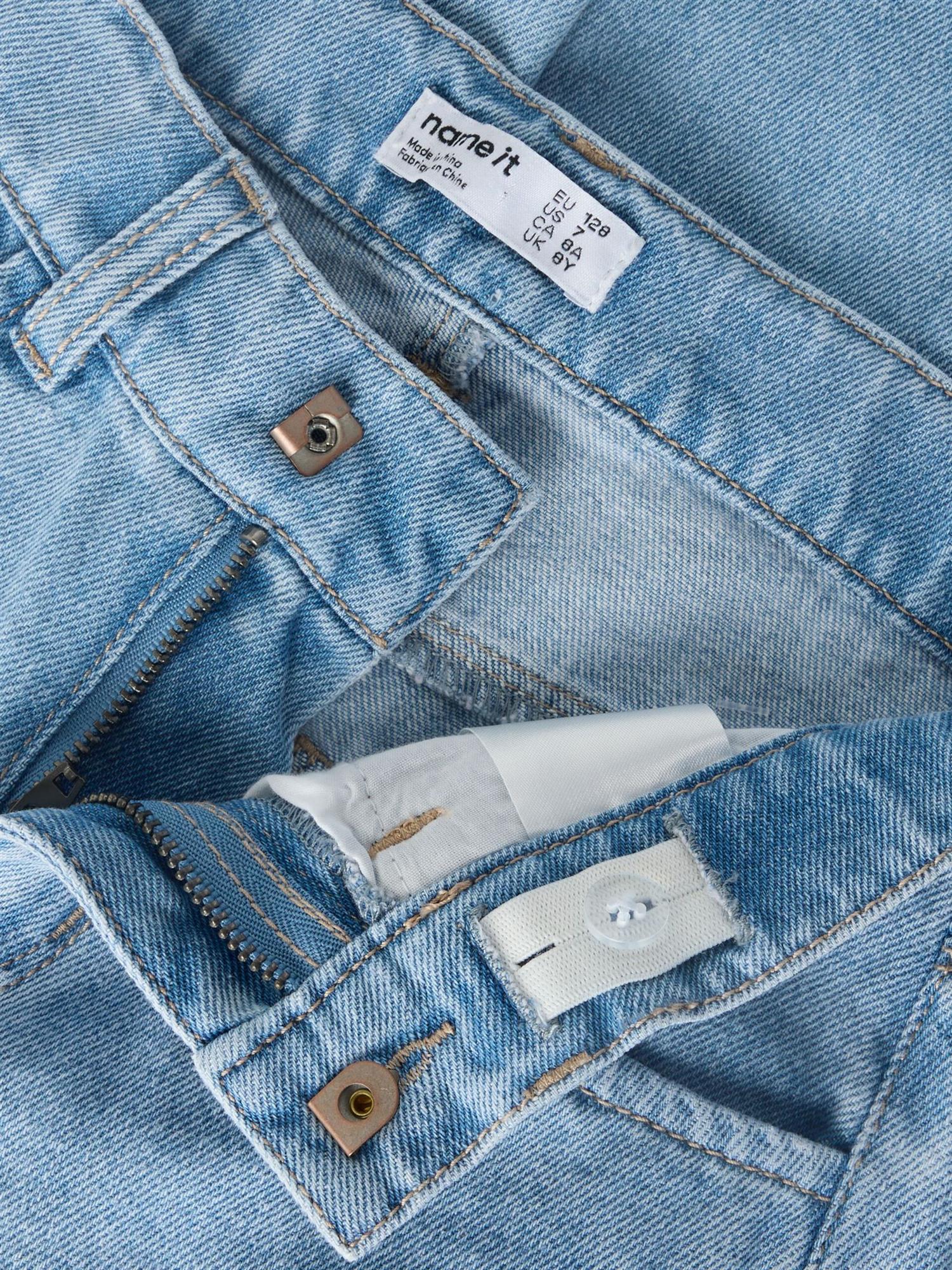 NKFRose Wide Emb Jeans