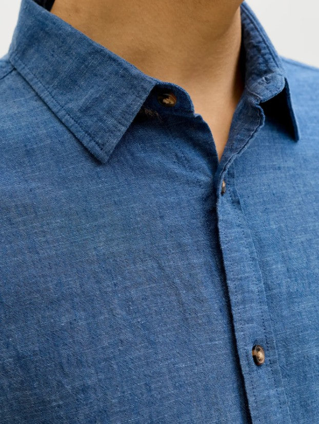 JJESummer Linen Blend L/S Shirt