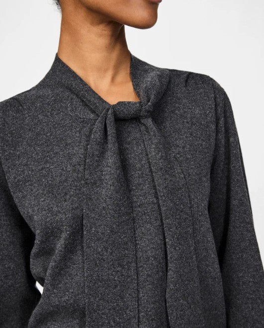YASassi Ls Bow Knit Pullover S. Noos