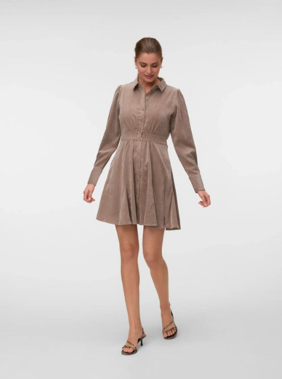 AWAne LS Short Shirt Dress