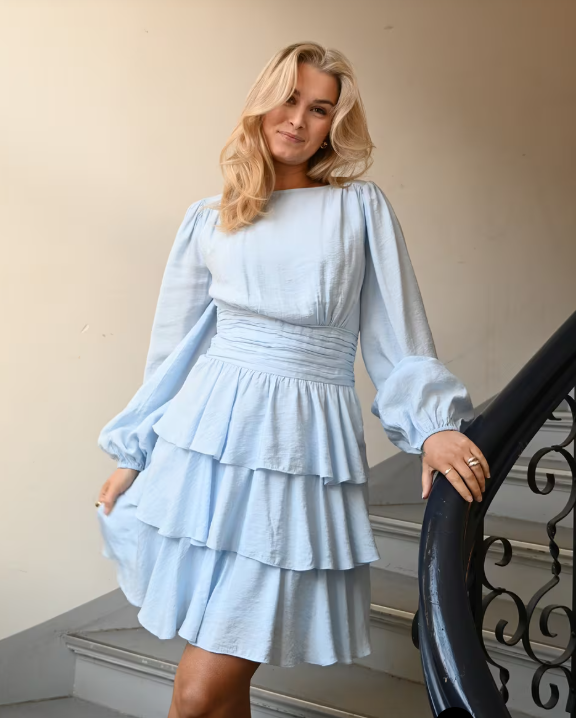 VMLise Boatneck Short Dress Exp Ga Air